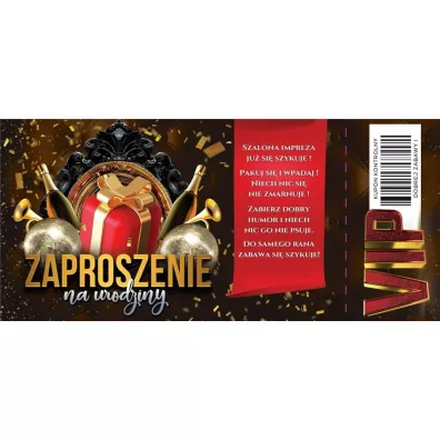 Yeku Zaproszenie Urodziny 10 szt.