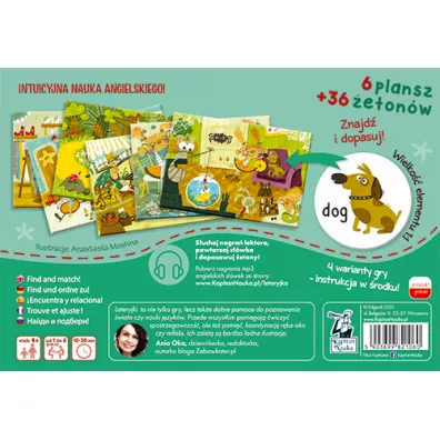 Kapitan Nauka. Gra Loteryjka. Angielski. Pierwsze s�owa. 4+ Edgard