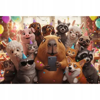 Puzzle 160 element�w S�odkie Selfie TREFL 15444
