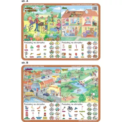 Visual System Podk�adka edukacyjna. Poszukaj na obrazku