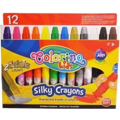 Patio Kredki wiecowe elowe Colorino Kids 12 szt.