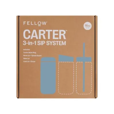 Fellow Carter Move Mug 3 w 1 Kubek termiczny + 3 nakr�tki Pudrowy niebieski 473 ml