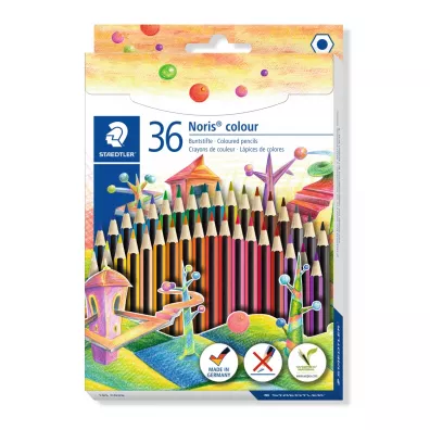 Staedtler Kredki o��wkowe Noris Colour, sze�ciok�tne 36 szt.