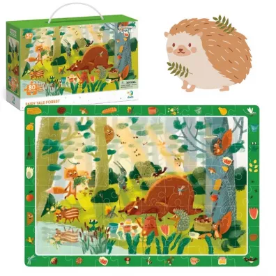 Puzzle obserwacyjne 80 el. Bajkowy las Dodo
