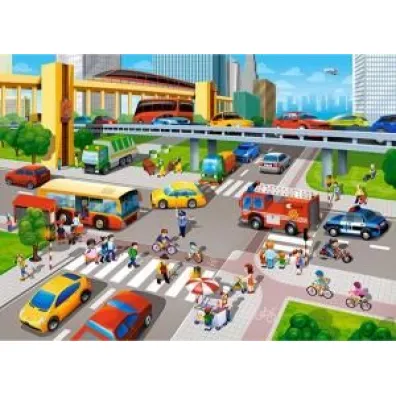 Puzzle 70 el. City Rush Castorland