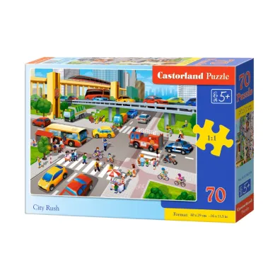 Puzzle 70 el. City Rush Castorland