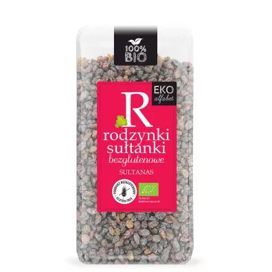 Eko Alfabet Rodzynki sutanki bezglutenowe 400 g Bio