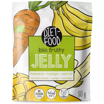 Diet-Food elki banan, mango, marchew 50 g Bio