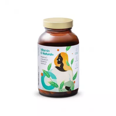 HealthLabs Vitamin C Natural+ Witamina C z naturalnych ekstraktw rolinnych - suplement diety 120 kaps.