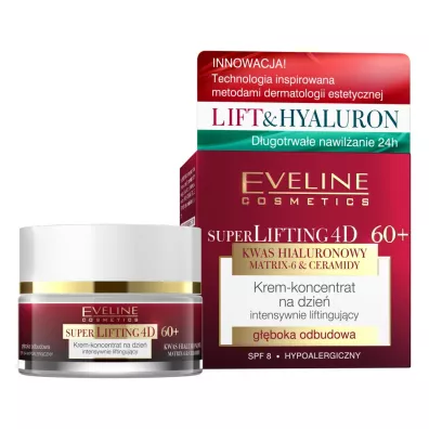 Eveline Cosmetics Super Lifting 4D krem koncentrat do twarzy 60+ 50 ml