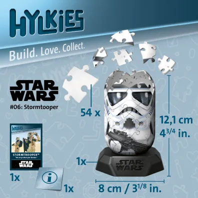 Puzzle 54 el. 3D Hylkies: Szturmowiec Ravensburger