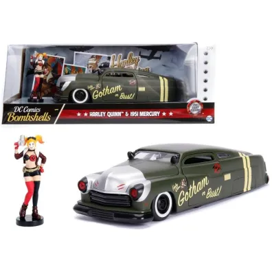 Jada DC Harley Quinn 1951 mercury 1:24