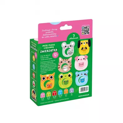CzuCzu Moje puzzle z dziurk Zwierztka 12 mies.+ Bright Junior Media