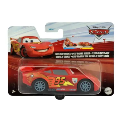 Cars 3 Lightning McQueen with Racing Wheels 1:43 Mattel