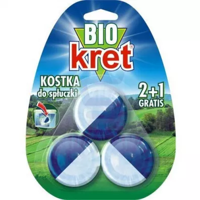 Kret Bio kostka do sp�uczki z aktywatorem enzymatycznym 3 szt.