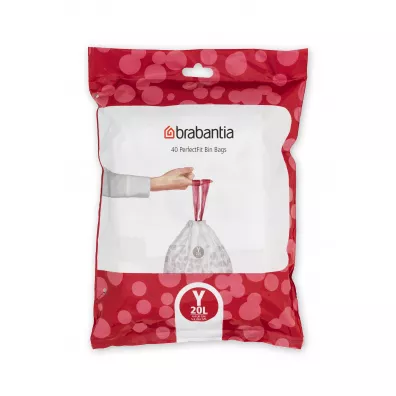 Brabantia Worki na mieci PerfectFit rozmiar Y 20L 138263 40 szt.