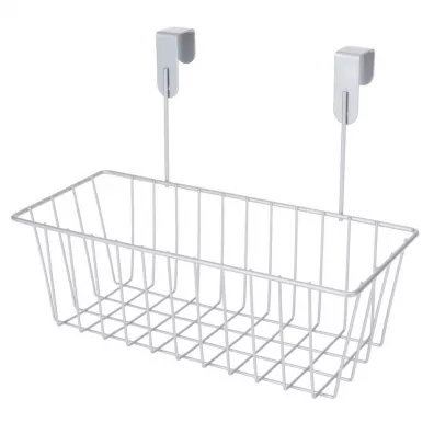 H&S Decoration Organizer zawieszany na szafk jasno szary 28 x 15 x h21 cm