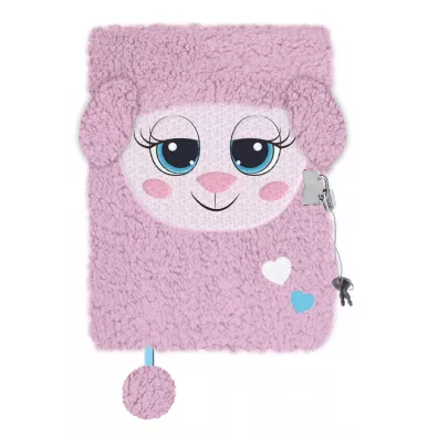 St. Majewski Pami�tnik z k��dk� 3D w�ochacz A5 My Little Friend Cute lamb baranek 96 kartek