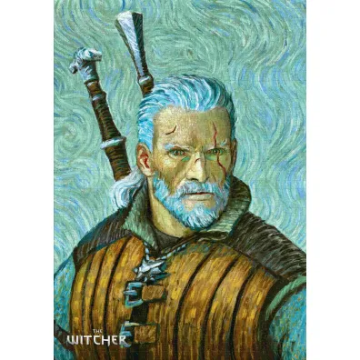 Puzzle 1000 el. Wied�min: Geralt & Vincent van Gogh Good Loot
