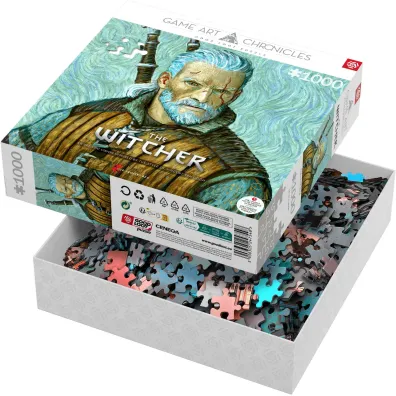 Puzzle 1000 el. Wied�min: Geralt & Vincent van Gogh Good Loot