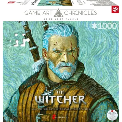 Puzzle 1000 el. Wied�min: Geralt & Vincent van Gogh Good Loot