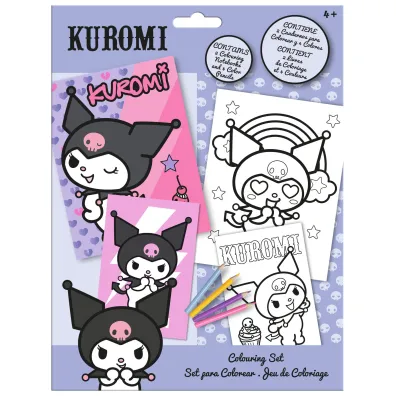 Kolorowanki z kredkami Kuromi KU00019