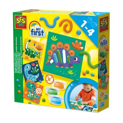SES My first Karty aktywno�ci dino z ciastolin� Ses Creative