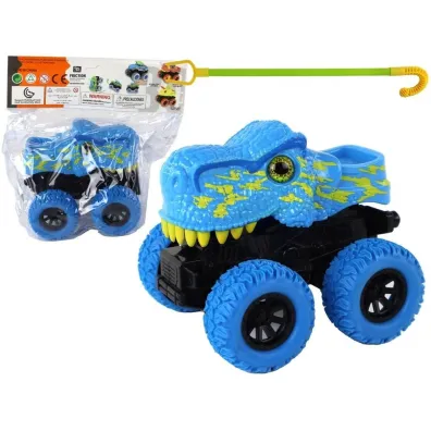 Teren�wka pchacz Tyranozaur niebieski LeanToys
