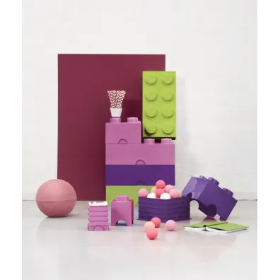 Pojemnik klocek LEGO Brick 8 Jasnor�owy