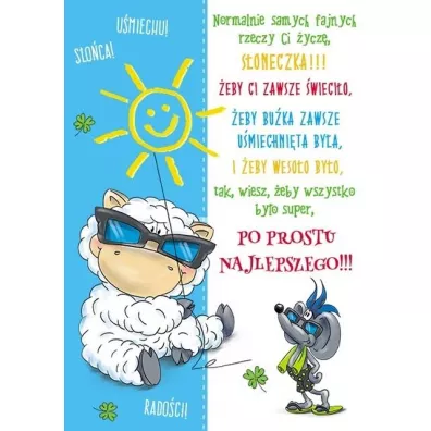 Stamp Karnet Smile B6 + koperta. Wz�r nr 05