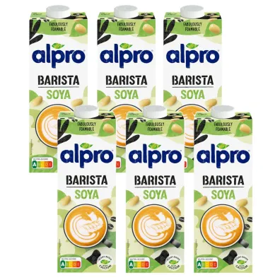Alpro Barista do kawy - Nap�j Sojowy z wapniem i witaminami zestaw 6 x 1 l