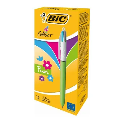Bic D�ugopis 4-kol. 4 Colours Fashion Fun kol.-pastelowe