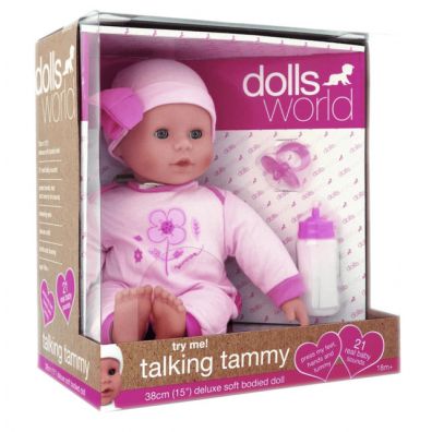 Lalka bobas. Talking Tammy 38 cm Dolls World
