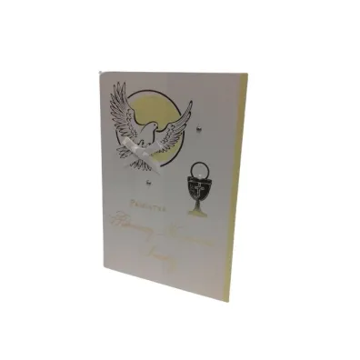 Karnet B6 Komunia �wi�ta mix (z�ocenia i diamenciki)