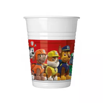 Kubeczki plastikowe Psi Patrol 200ml 8 szt.