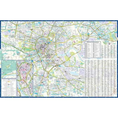 Krak�w laminowany map&guide 2w1 przewodnik i mapa