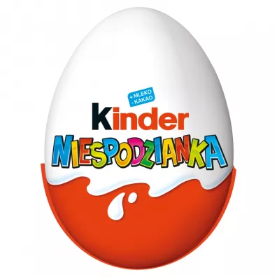 Kinder Niespodzianka S�odkie jajko z niespodziank� pokryte czekolad� mleczn� 20 g