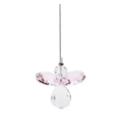 Zawieszka Crystal angel - Rose Quartz