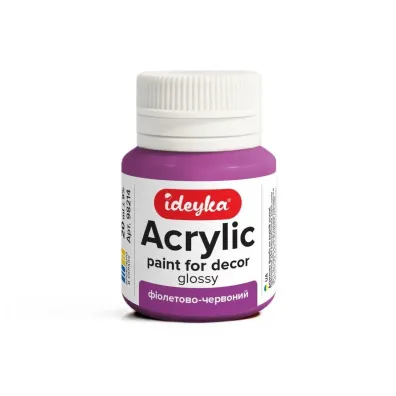 Ideyka Farba akrylowa fioletowa 20ml