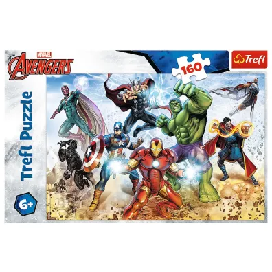 Puzzle 160 el. Gotowi by ratowa� �wiat. Avengers Trefl