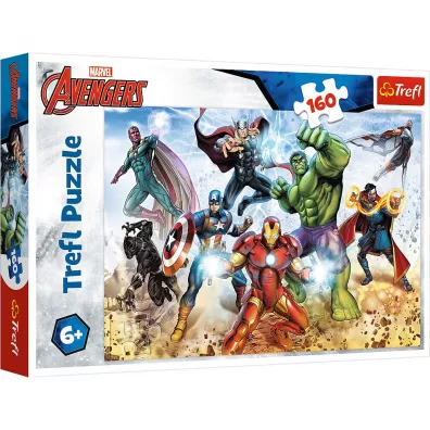 Puzzle 160 el. Gotowi by ratowa wiat. Avengers Trefl