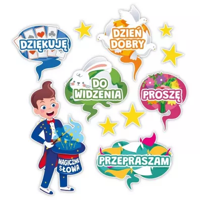 LearnHow Dekoracja klasowe - Magiczne s�owa