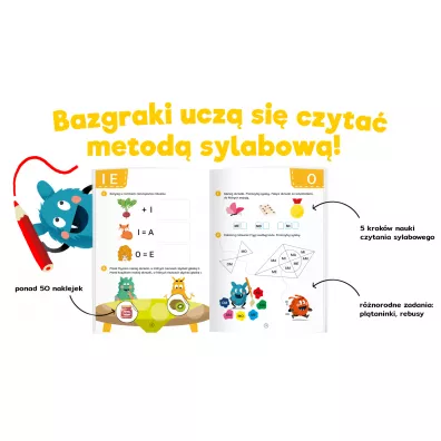 Bazgraki czytaj sylabami. Czytanie sylabowe. wiczenia