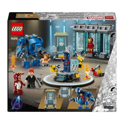 LEGO Marvel Laboratorium Iron Mana: Zbrojownia 76315