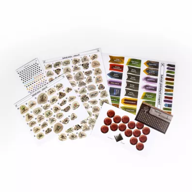 Albi Gloomhaven Stickers. Zestaw usuwalnych naklejek