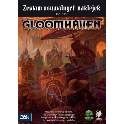 Albi Gloomhaven Stickers. Zestaw usuwalnych naklejek