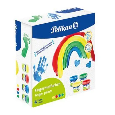 Pelikan Farby do malowania palcami Basic 4 kolory
