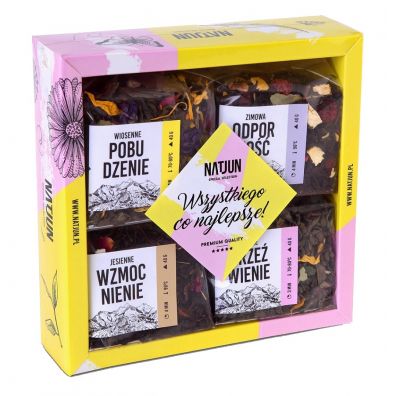 Natjun Zestaw herbaty 4 pory roku 4 x 40 g