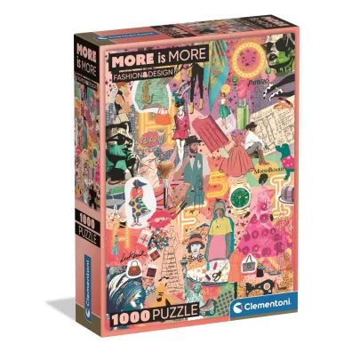 Puzzle 1000 el. Compact Fashion&Design Clementoni