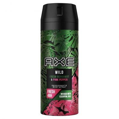 Axe Wild Fresh Bergamot & Pink Pepper dezodorant w aerozolu dla mczyzn 150 ml